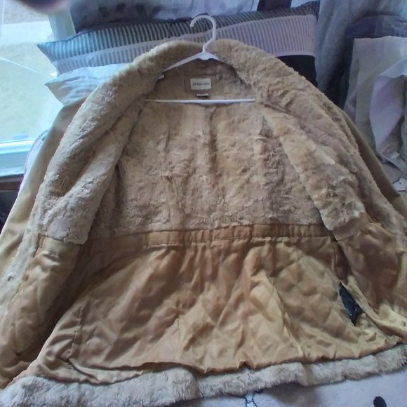 leather/suede women coat - Picture 6 of 16